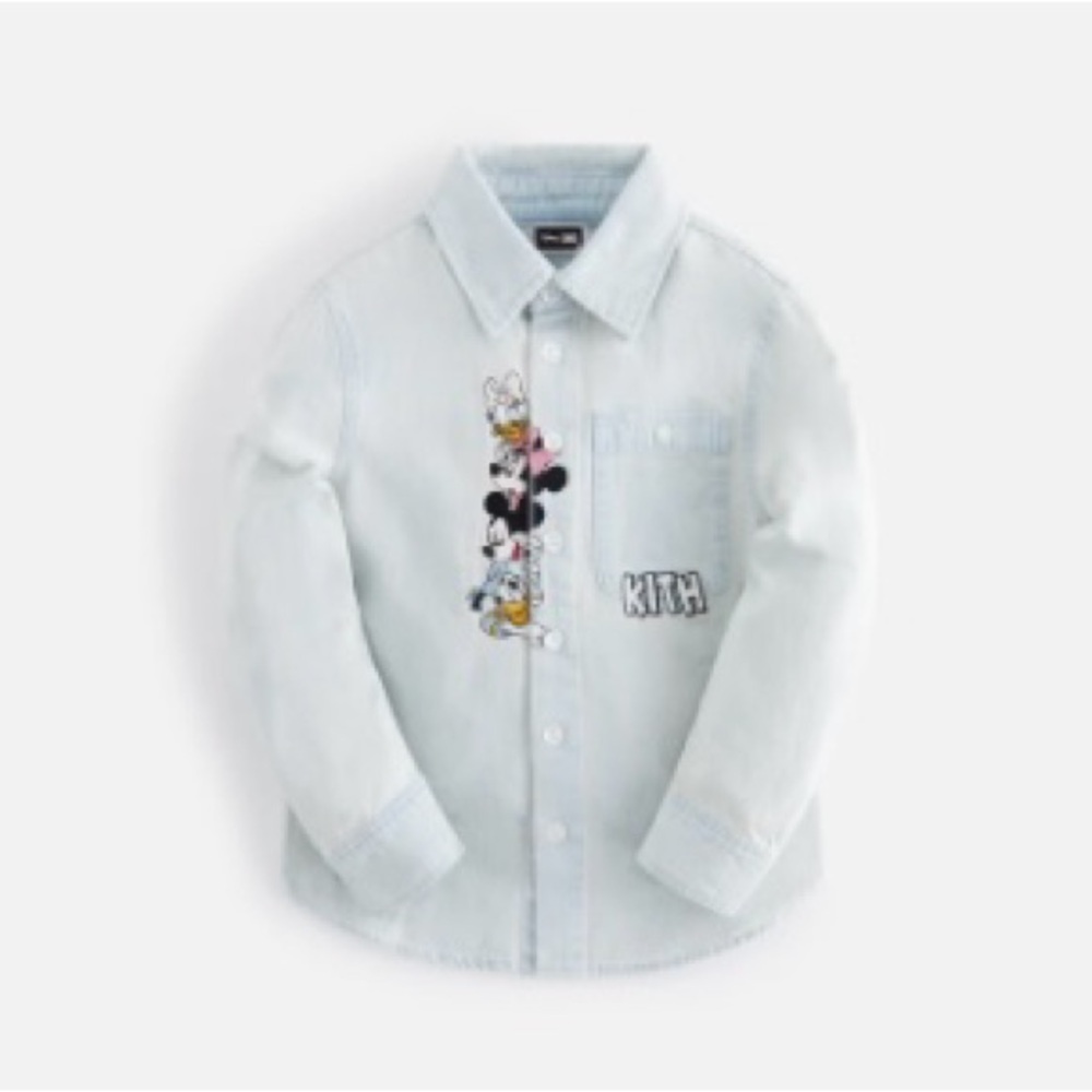 Kith Disney Mickey & Friends Light Blue Shirt